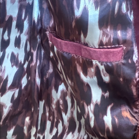 Vintage Dennis Basso Y2K Leather Jacket with matching scarf XXS - Picture 9 of 9